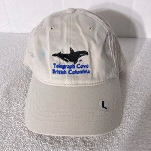 5/$25 Telegraph Cove British Columbia Beige Embroidered Adjustable Fit Ball Cap